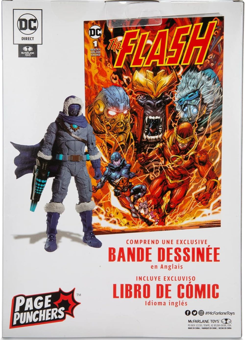 DC McFarlane Captain Cold (Page Puncher) - Mcfarlane Dc Direct (DC Multiverse) action figure collectible [Barcode 787926159080] - Main Image 4