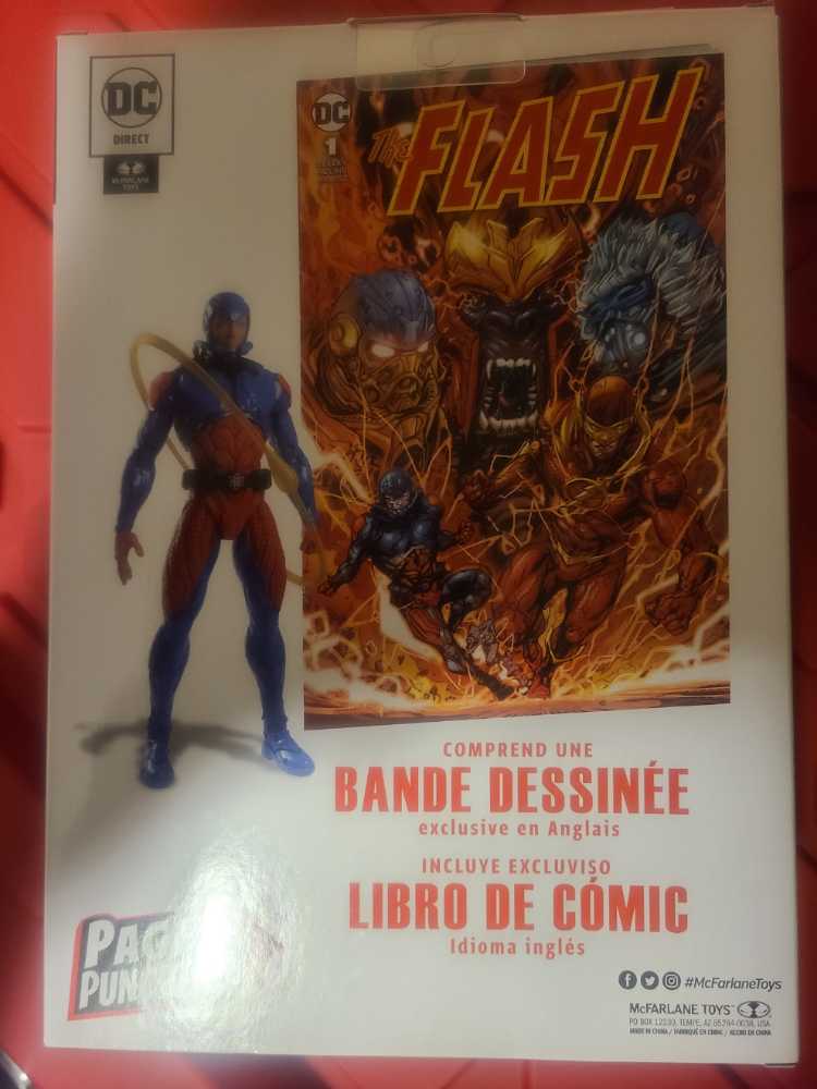 DC Page Turners - Atom - Mcfarlane Dc Direct (DC Page Punchers) action figure collectible [Barcode 787926159073] - Main Image 2