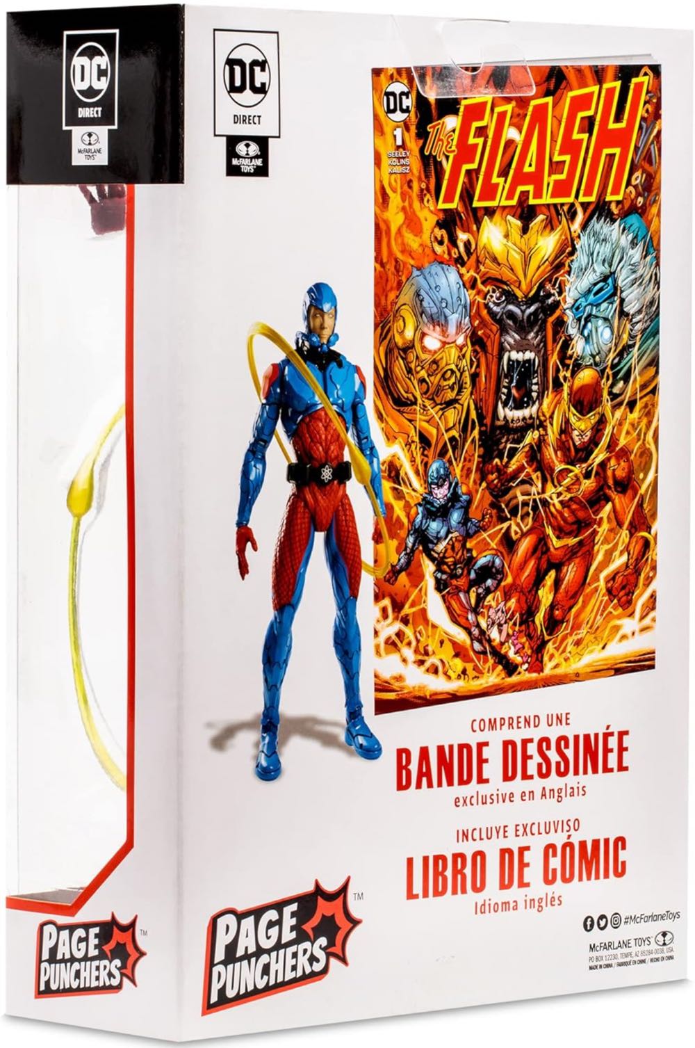DC Page Turners - Atom - Mcfarlane Dc Direct (DC Page Punchers) action figure collectible [Barcode 787926159073] - Main Image 4