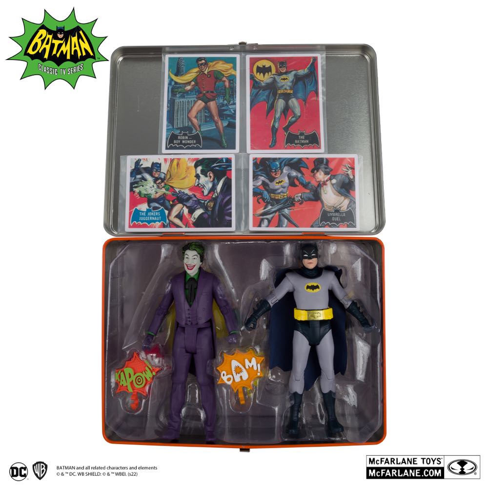 DC Retro Batman 66 Lunchbox - McFarlane Toys (DC Retro) (Batman Classic TV Series) action figure collectible [Barcode 787926150667] - Main Image 2