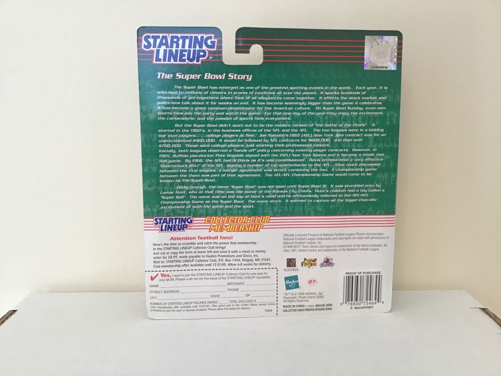 Ed McCaffrey - Kenner action figure collectible - Main Image 2