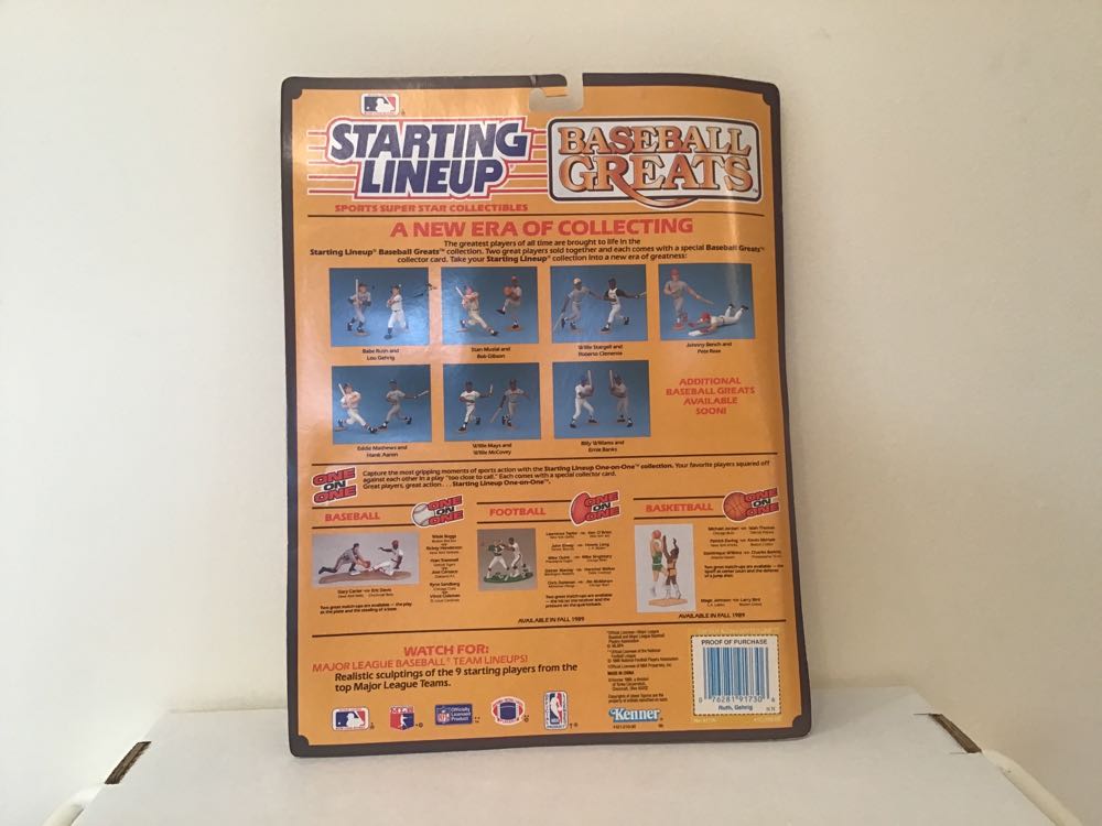 Babe Ruth / Lou Gehrig - Kenner (Baseball Greats) action figure collectible - Main Image 2