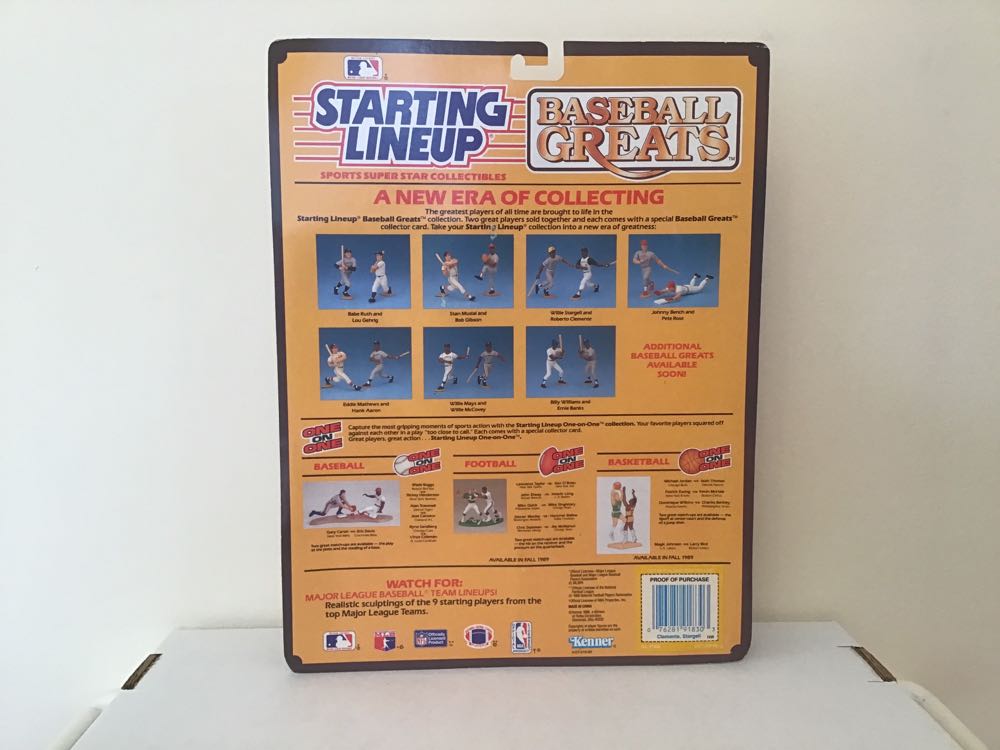Willie Stargell / Roberto Clemente - Kenner (Baseball Greats) action figure collectible - Main Image 2