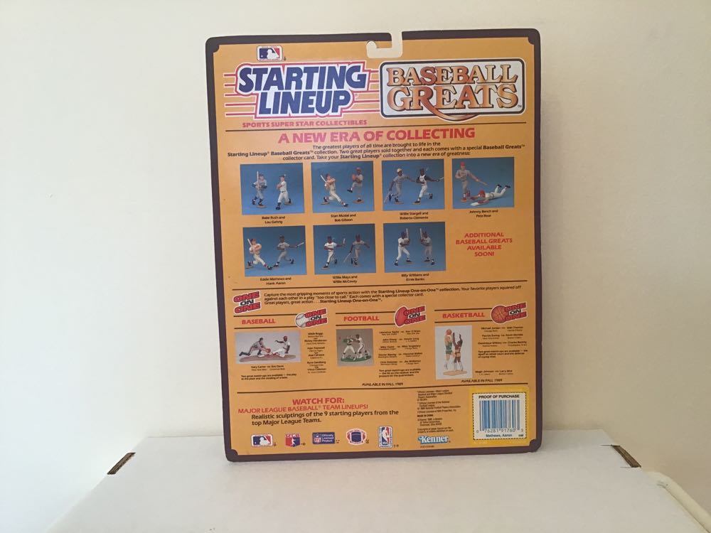 Eddie Mathews / Henry Aaron - Kenner (Baseball Greats) action figure collectible - Main Image 2