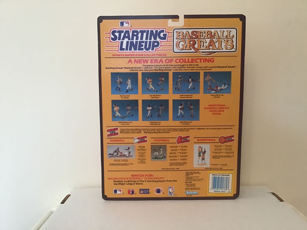 Eddie Mathews / Henry Aaron - Kenner (Baseball Greats) action figure collectible - Main Image 2