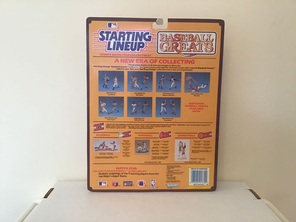 Willie McCovey / Willie Mays - Kenner (Baseball Greats) action figure collectible - Main Image 2