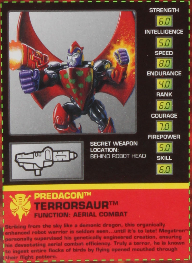 Terrorsaur - Kenner (Transformers: Beast Wars) action figure collectible [Barcode 076281802923] - Main Image 3