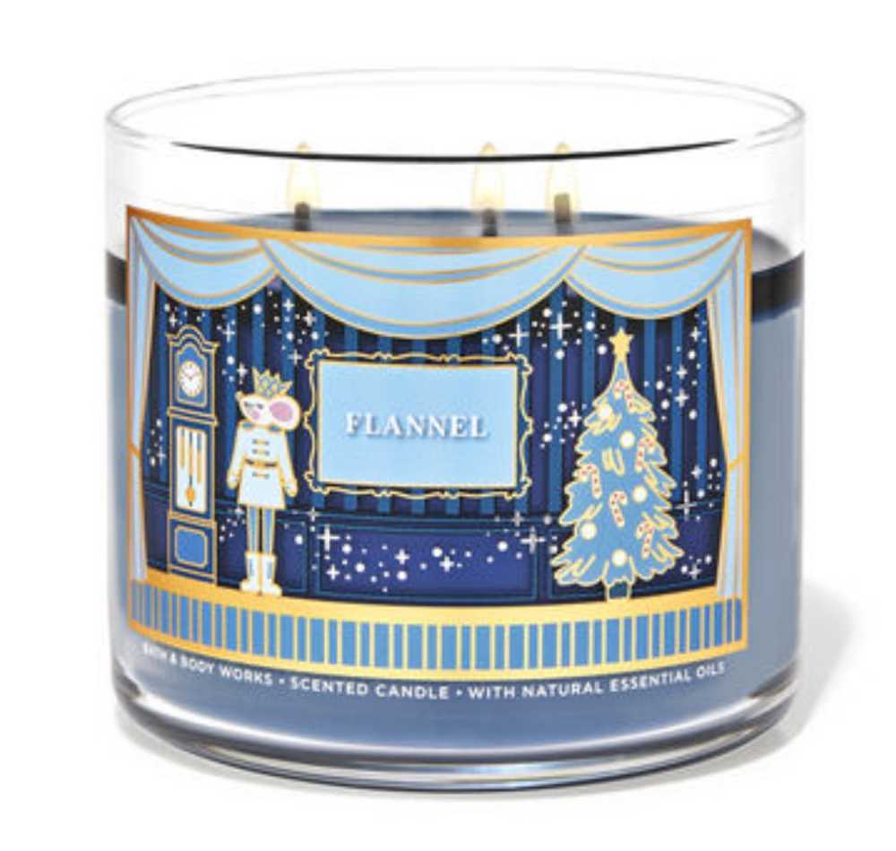 CANDLE: Christmas Bath & Bodyworks Flannel 2022 - Bath & Bodyworks Candle (Christmas Candles) action figure collectible [Barcode 667557544687] - Main Image 4