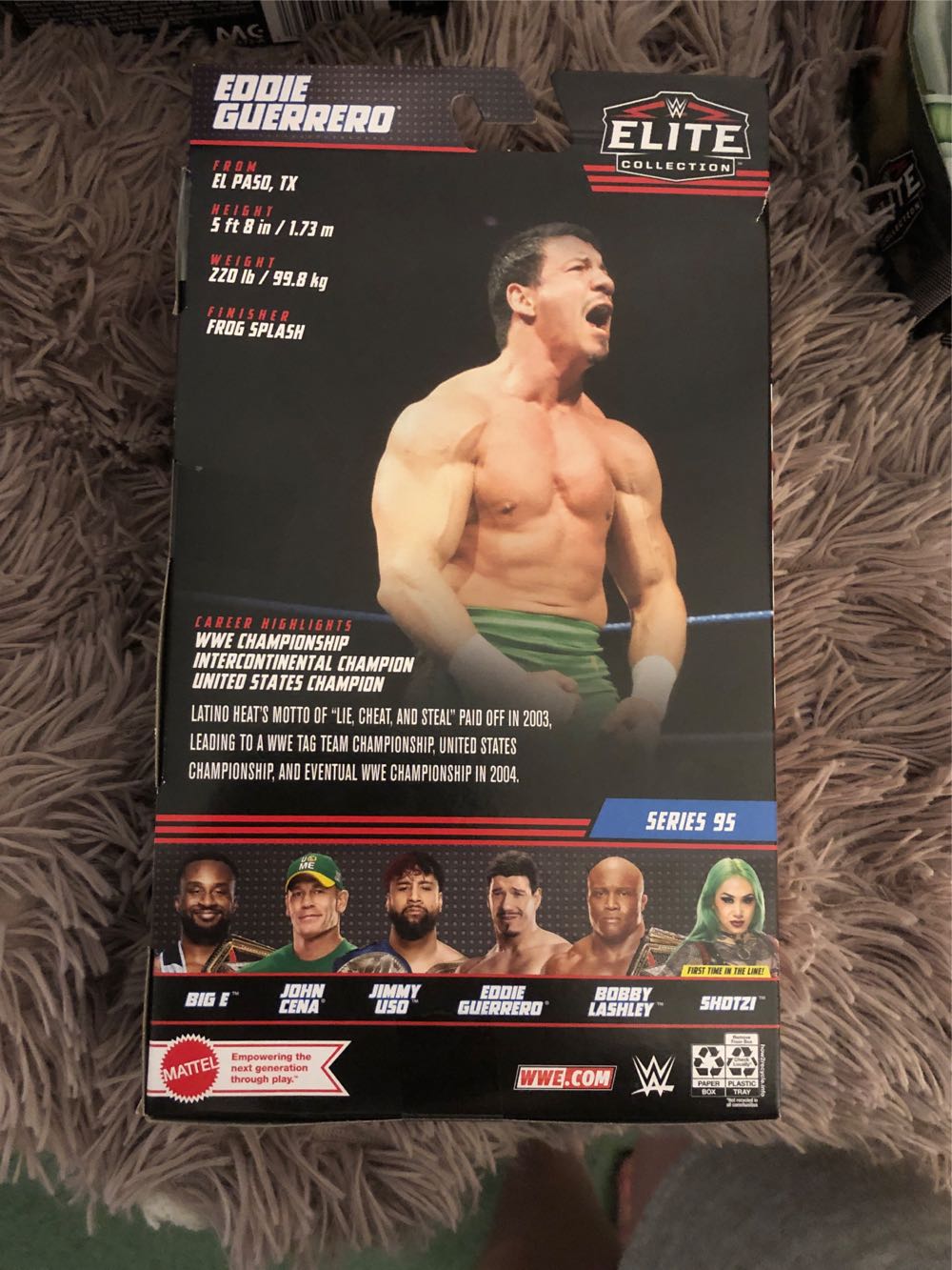 Eddie Guerrero Elite 95 - Mattel (Elite) action figure collectible [Barcode 194735021611] - Main Image 2