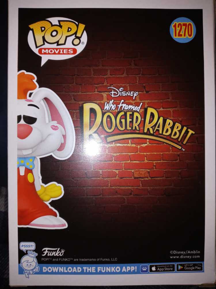 Who Framed Roger Rabbit: Roger Rabbit #1270 - Funko (Who Framed Roger Rabbit) (Who Framed Roger Rabbit) action figure collectible [Barcode 889698670463] - Main Image 2