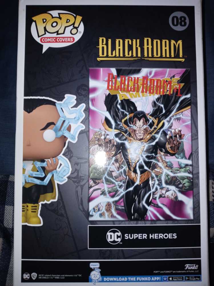 Funko Pop Comic Cover DC’s Black Adam #08 - Funko (Comic Covers) (Comic Covers (Black Adam)) action figure collectible [Barcode 889698640701] - Main Image 2