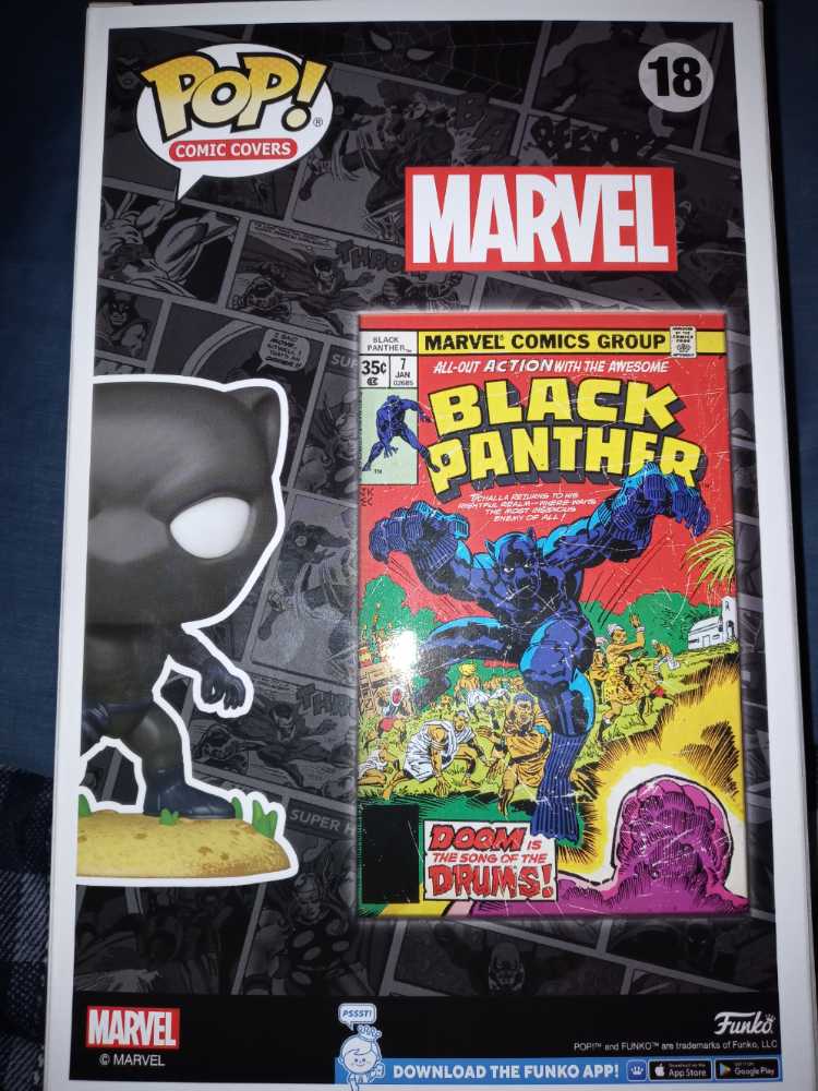 Black Panther #18 (Comic Cover) - Funko (Comic Covers) (Funko Pop) action figure collectible [Barcode 889698640688] - Main Image 2