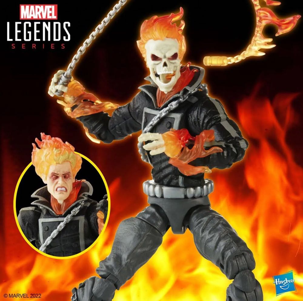 Marvel Legends Retro - Ghost Rider - Hasbro (Marvel Legends Retro Series) action figure collectible [Barcode 5010994162047] - Main Image 5