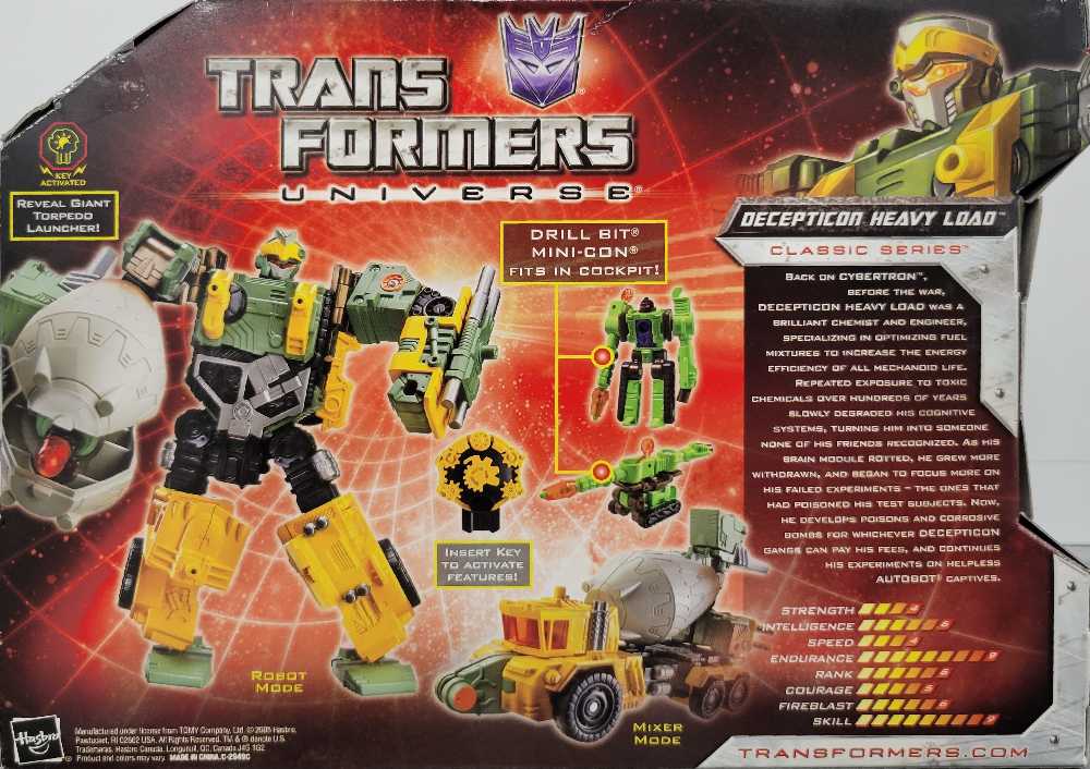 Heavy Load With Drill Bit Drillbit Boxed - Hasbro (Universe 2.0) action figure collectible - Main Image 4