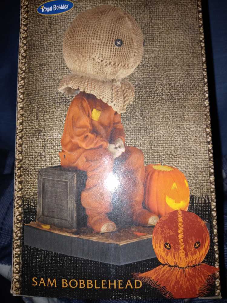 Sam Bobble Head (Hot Topic Exclusive) - Royal Bobbles (Trick `r Treat) action figure collectible [Barcode 814089011013] - Main Image 2