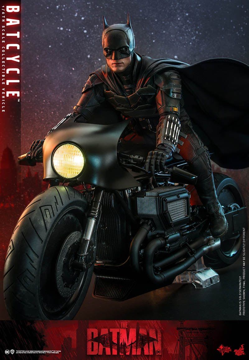 Hot Toys The Batman Batcycle - Hot Toys (The Batman (2022)) action figure collectible - Main Image 3