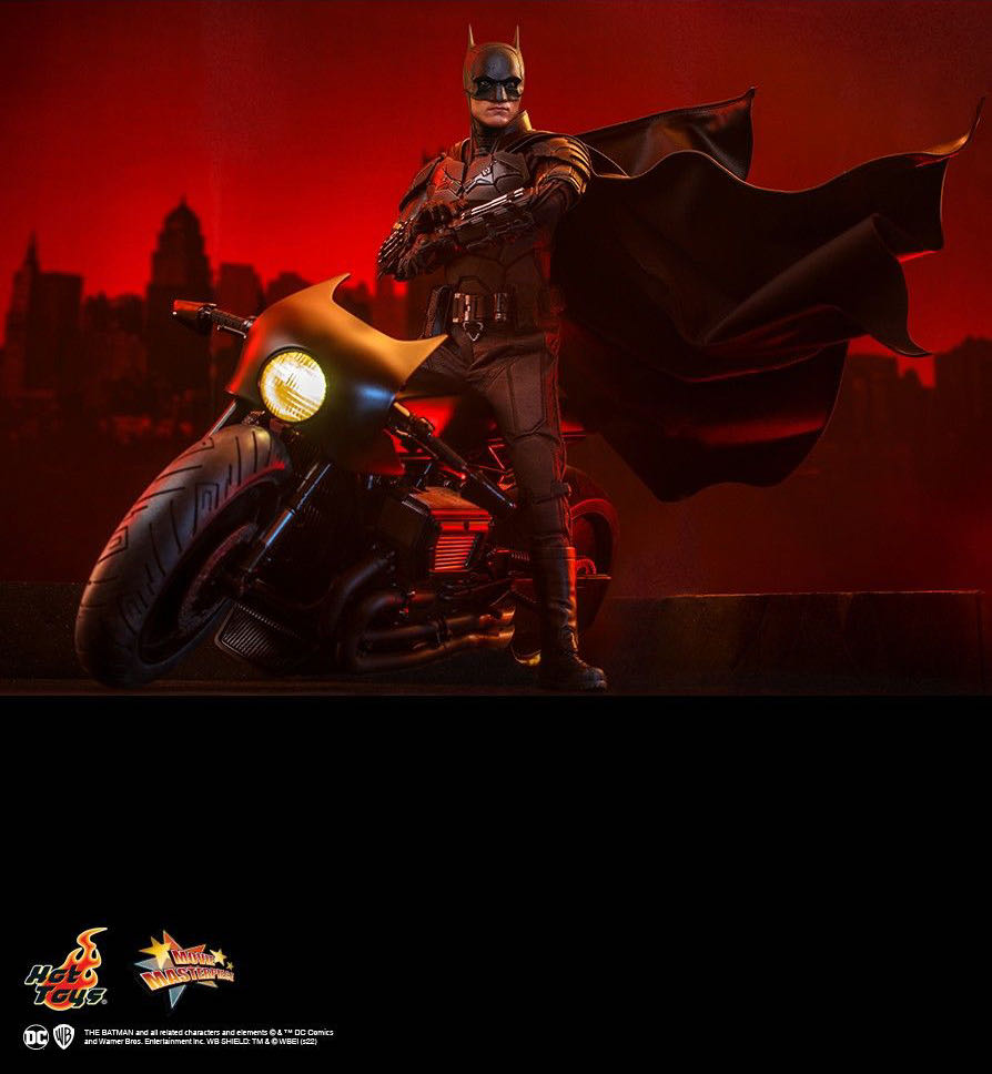 Hot Toys The Batman Batcycle - Hot Toys (The Batman (2022)) action figure collectible - Main Image 4