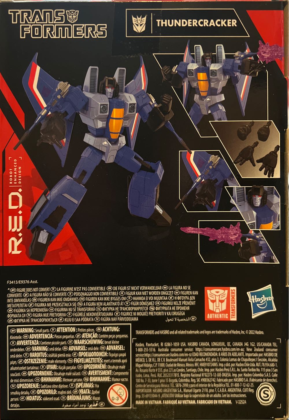 Thundercracker - Hasbro (Transformers RED) action figure collectible [Barcode 5010994177812] - Main Image 2