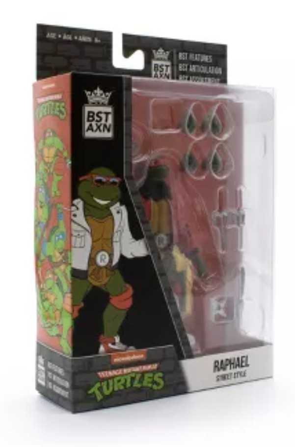 Raphael (Red/Black Collar Windbreaker) - Loyal Subjects (The Loyal Subjects: BST AXN (TMNT)) action figure collectible [Barcode 850039772535] - Main Image 3