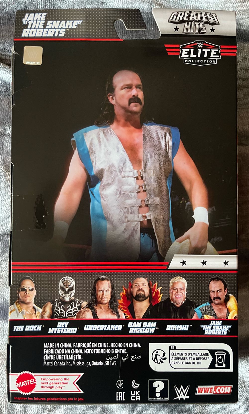 Jake “The Snake” Roberts - Mattel (Wwe Elite) action figure collectible [Barcode 194735137435] - Main Image 2