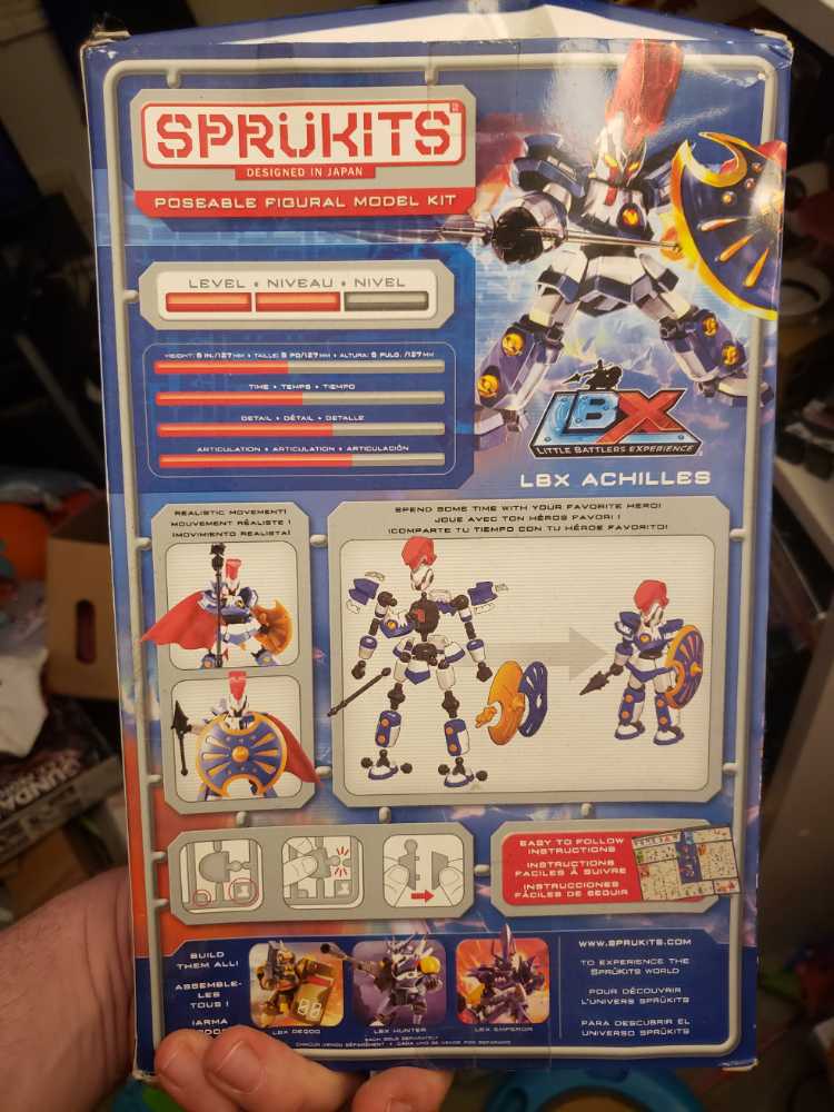 Bandai Sprukits 102 Pc Poseable Figural Model Kit  action figure collectible [Barcode 045557357016] - Main Image 2