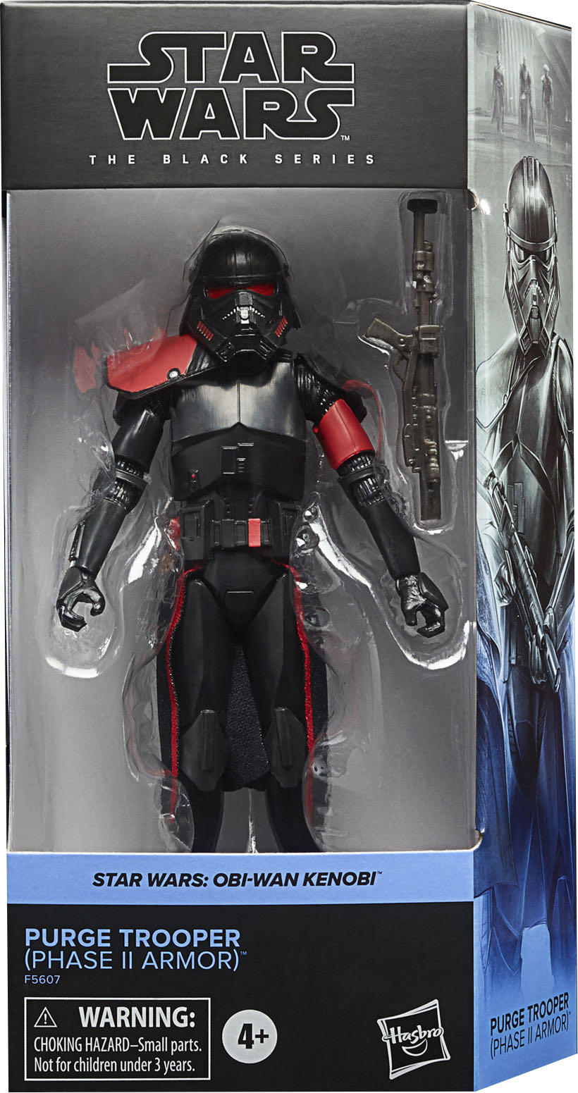 Purge Trooper (Phase II Armour) - Hasbro (Star Wars Black 6”) (Star Wars) action figure collectible - Main Image 3