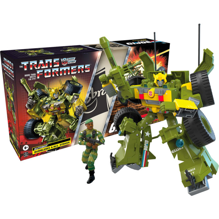 G.I. Joe/transformers Bumblebee A.W.E. Striker & Lonzo “Stalker” Wilkinson - Hasbro / Takara Tomy (Transformers Crossovers) action figure collectible [Barcode 5010996131461] - Main Image 5