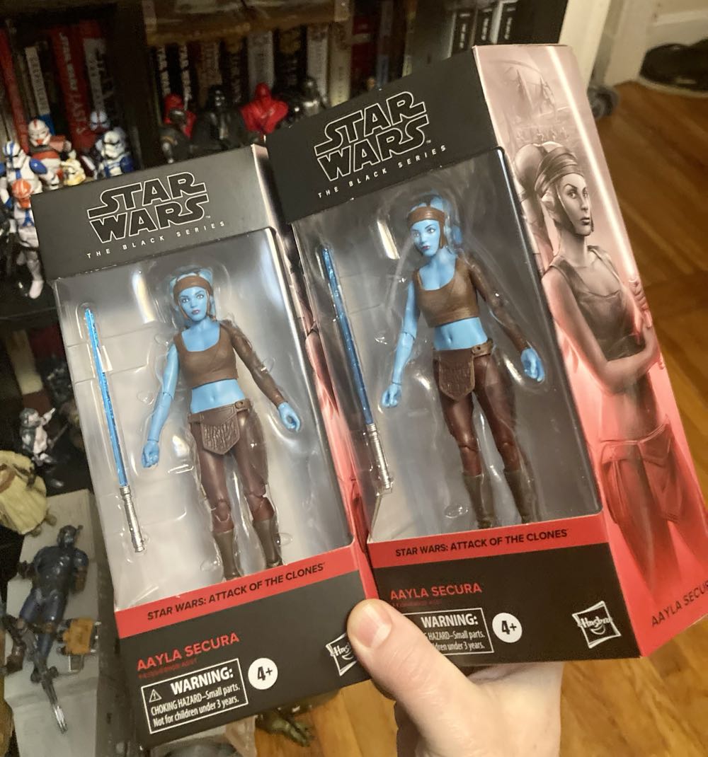 Aayla Secura - Hasbro (Star Wars Black Series) (Star Wars The Black Series : Attack of the Clones) action figure collectible [Barcode 5010993993734] - Main Image 4