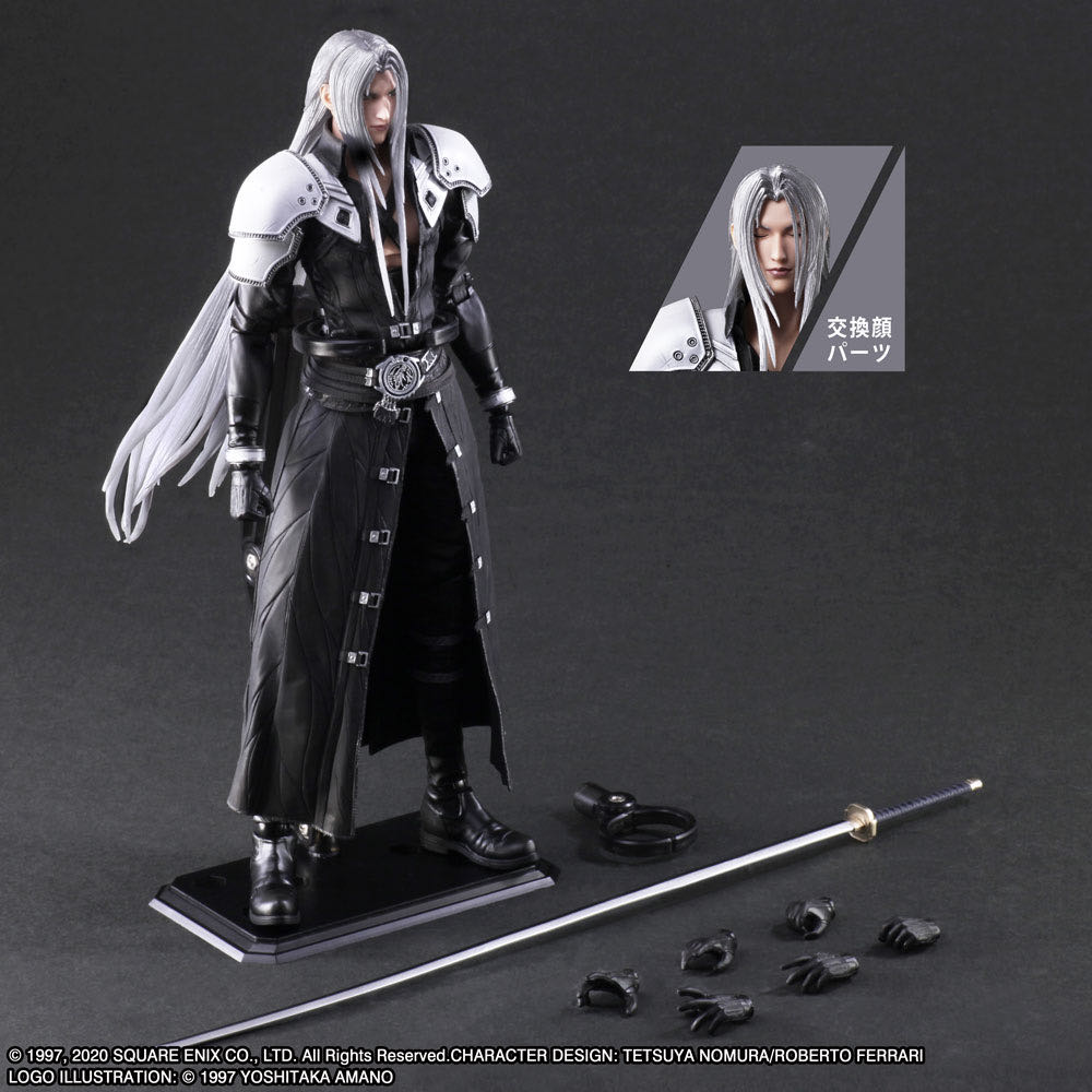 Play Arts Kai FF7 Remake Sephiroth  (FF7 Remake) action figure collectible - Main Image 3