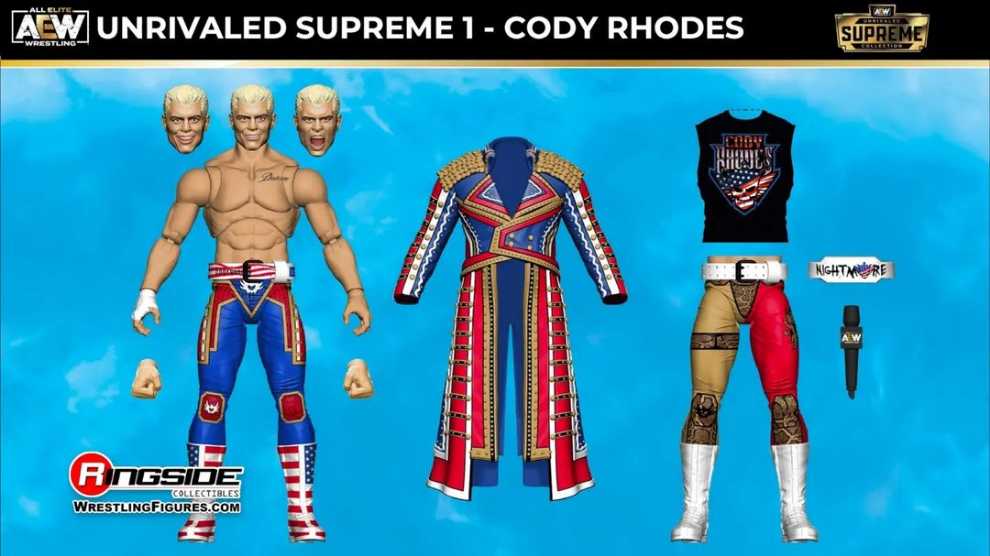 Cody Rhodes - Jazwares (AEW) action figure collectible [Barcode 191726450030] - Main Image 4