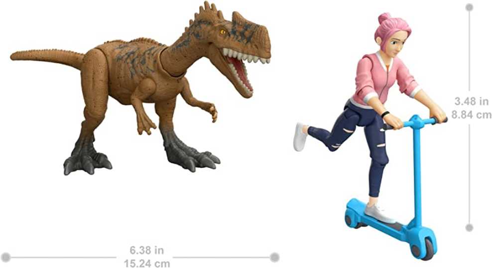 Brooklynn & Monolophosaurus  (Jurassic Word Camp Cretaceous) action figure collectible [Barcode 887961942743] - Main Image 2