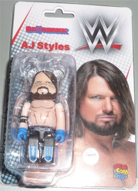 Bearbrick 100% AJ Styles - MEDICOM TOY (Wrestler) action figure collectible - Main Image 2