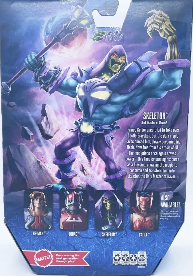 Skeletor (Netflix) - Mattel (Masterverse) (Masters Of The Universe) action figure collectible [Barcode 194735030286] - Main Image 2