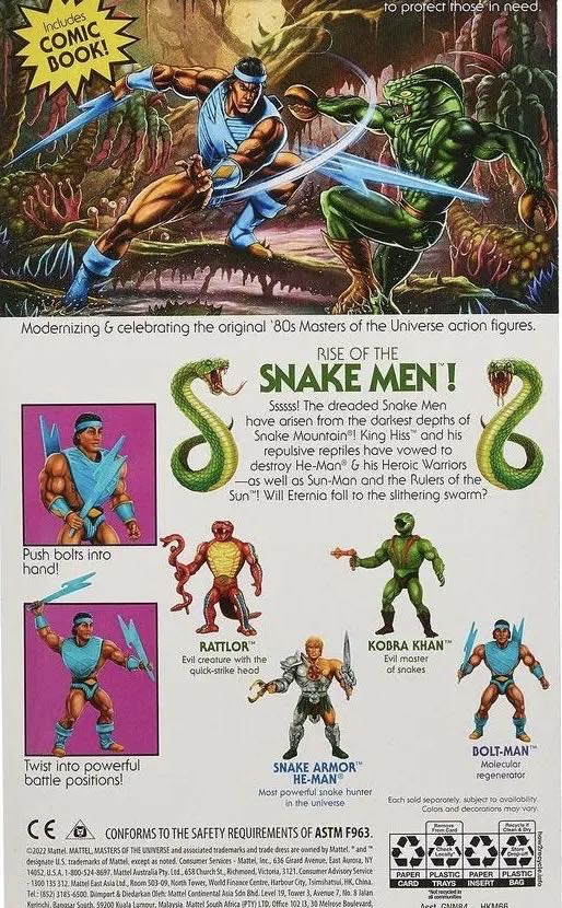 Bolt-Man - Mattel (Masters of the Universe Origins) (Masters of the Universe: Origins) action figure collectible [Barcode 194735104192] - Main Image 4