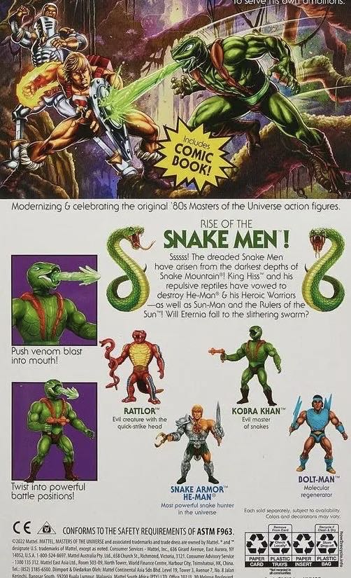 Kobra Khan - Mattel (Masters Of The Universe) action figure collectible [Barcode 194735104284] - Main Image 4