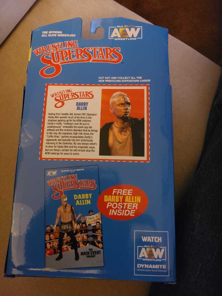 Darby Allin - Jazwares (Unmatched Series 5) action figure collectible [Barcode 191726431343] - Main Image 2