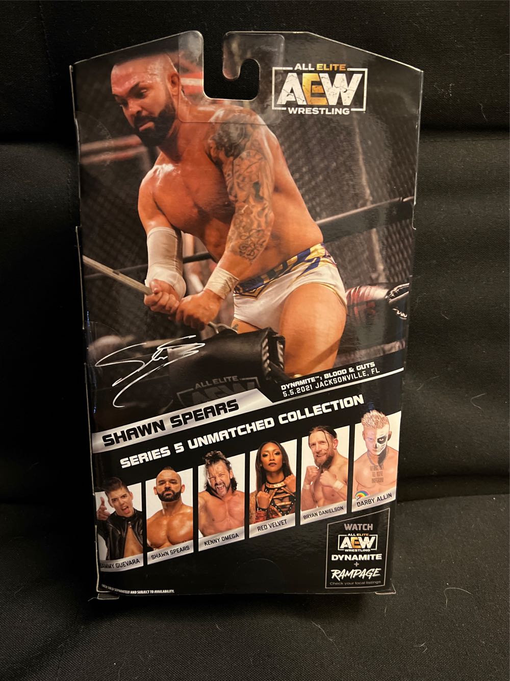 Shawn Spears Unmatched Series 5 #35 - Jazwares LLC (AEW Unmatched) action figure collectible [Barcode 191726431367] - Main Image 2