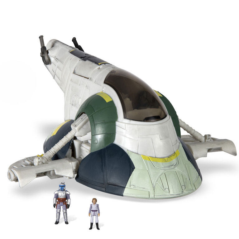 Micro Galaxy Jango Fett’s Starship - Jazwares Disney (Star Wars) action figure collectible [Barcode 191726428848] - Main Image 2