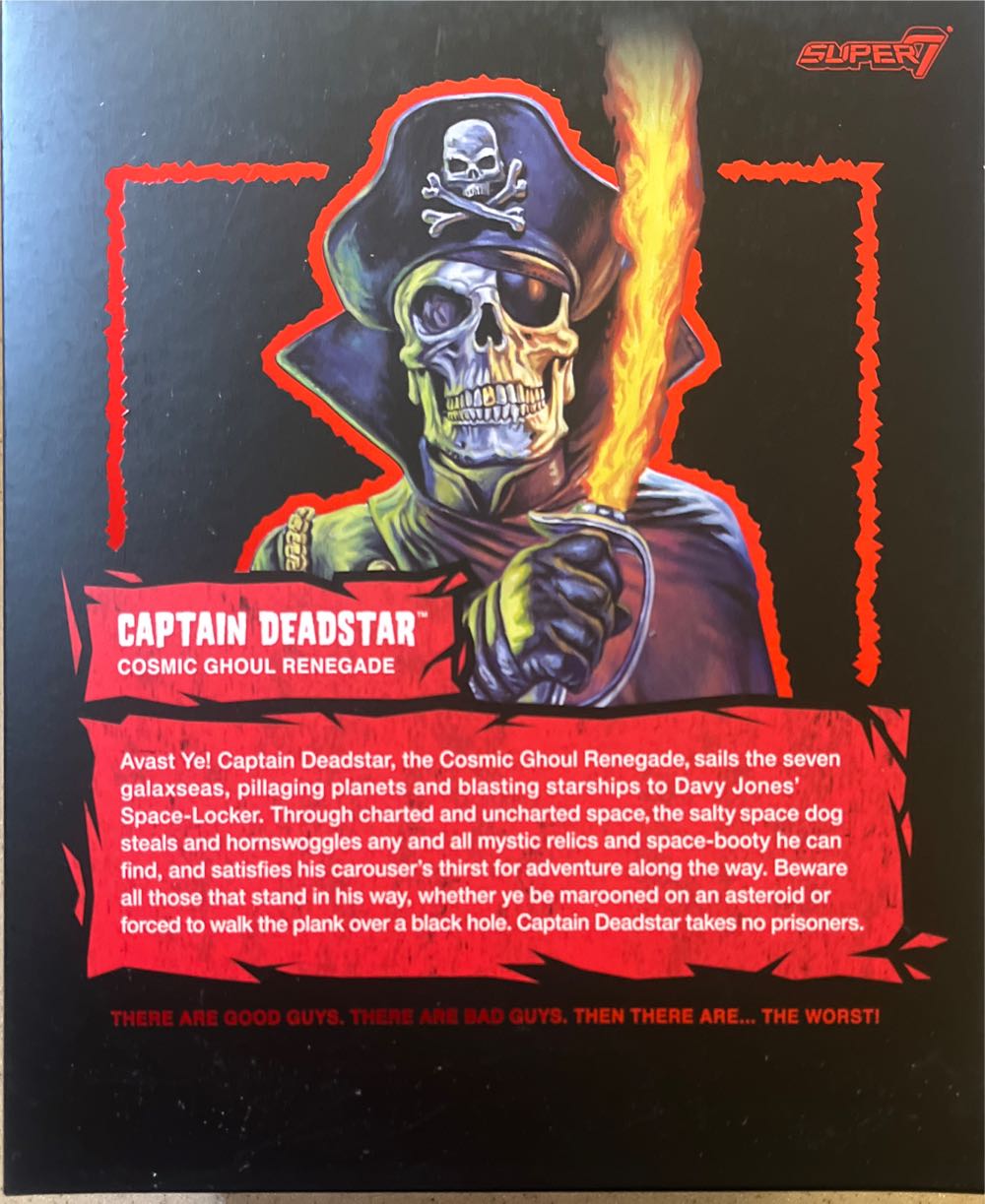 Super7 The Worst Ultimates! Captain Deadstar - Super 7 (The Worst) action figure collectible [Barcode 840049814936] - Main Image 2