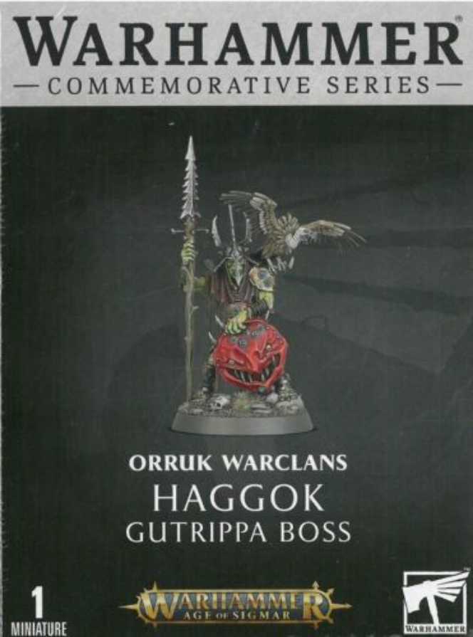 Commemorative Series Orruk Warclans: Haggok Gutrippa Boss - Games Workshop (Orruk Warclans) action figure collectible [Barcode 5011921145577] - Main Image 1