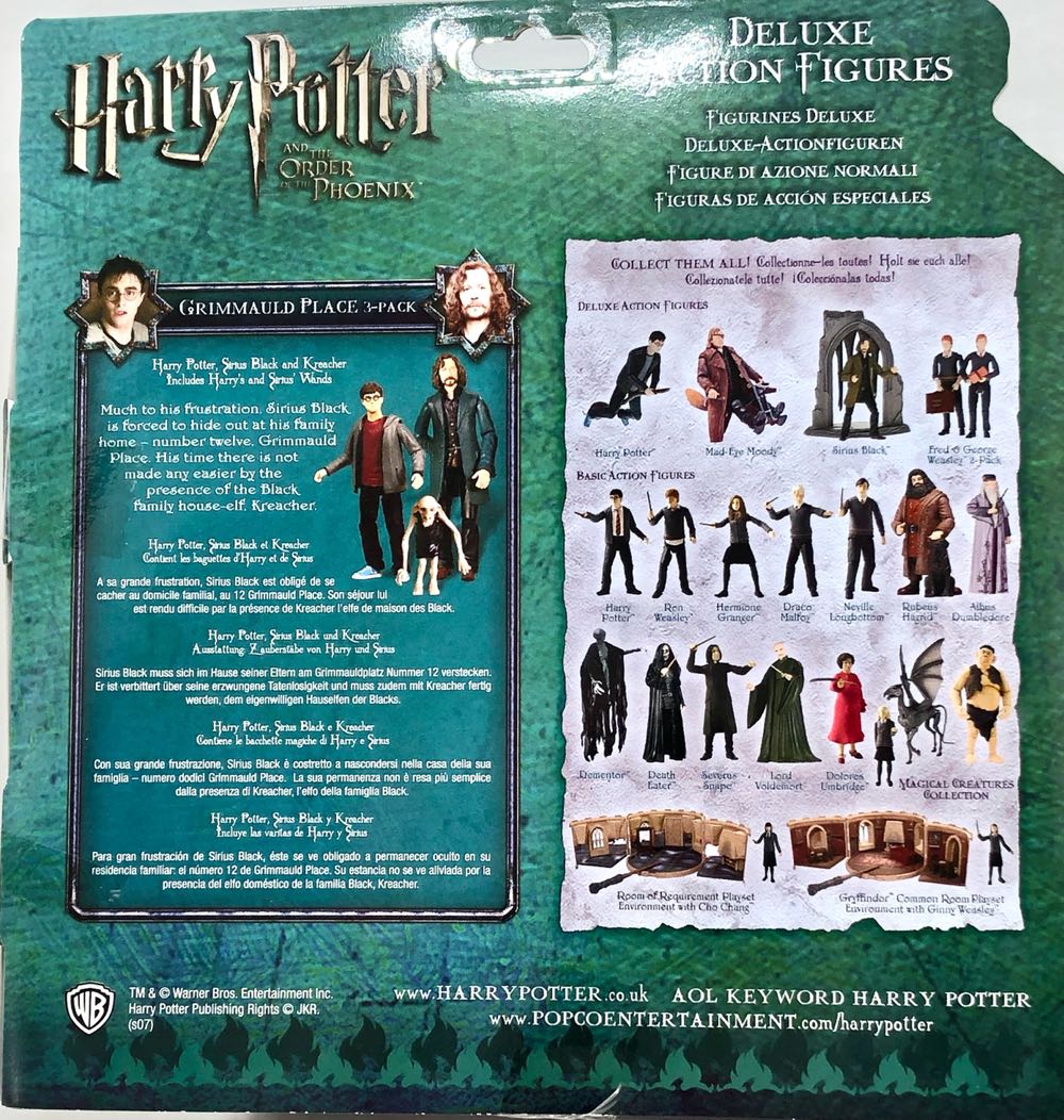 (D) Grimauld Place 3-Pack - Pop Co (H.P. Order Of The Phoenix) (Harry Potter) action figure collectible - Main Image 2