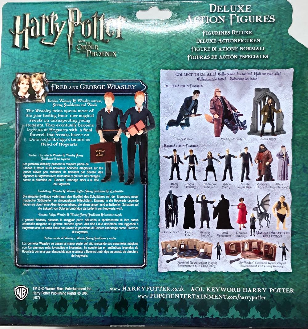 (D) Fred & George Weasley - Pop Co (H.P. Order Of The Phoenix) (Harry Potter) action figure collectible - Main Image 2