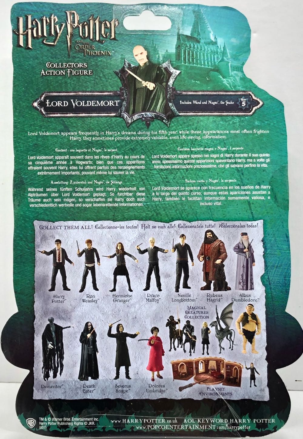 HP Lord Voldemort - Pop Co (H.P. Order Of The Phoenix) (Harry Potter) action figure collectible - Main Image 2
