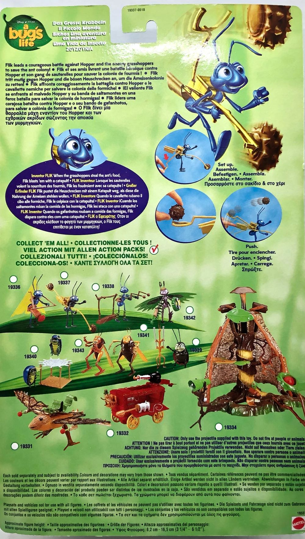 Flik (Inventor) - Mattel (A Bugs Life) (A Bugs Life) action figure collectible - Main Image 2