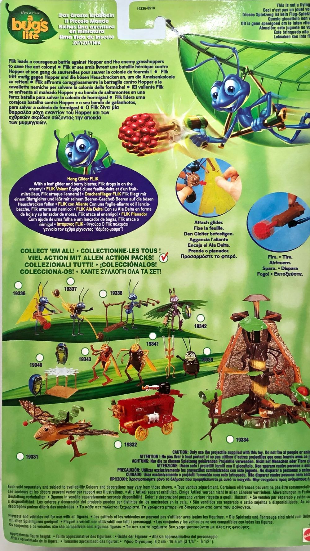 Flik (Hang Glider) - Mattel (A Bugs Life) (A Bugs Life) action figure collectible - Main Image 2