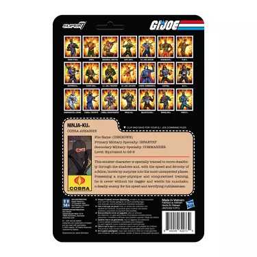 Ninja-Ku (Cobra Assassin) - Super7 (G.I. Joe) action figure collectible [Barcode 840049820739] - Main Image 2