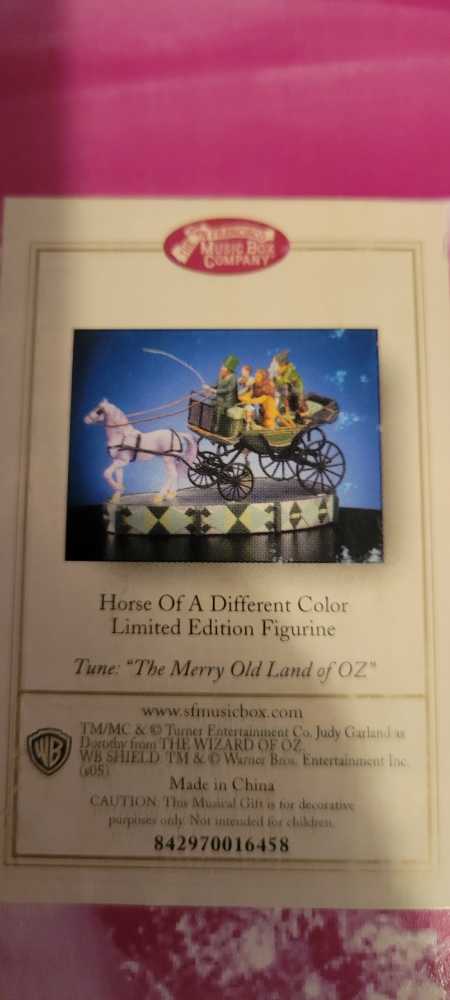 Wizard Of Oz Horse Of A Different Color San ... Ebay  action figure collectible [Barcode 842970016458] - Main Image 2