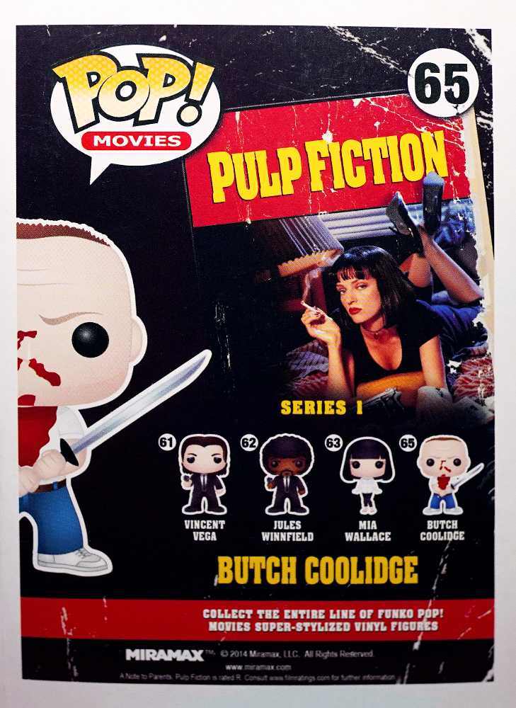 Funko Pop! Movies: Pulp Fiction Butch Coolidge - Funko (Pulp Fiction) action figure collectible [Barcode 849803041144] - Main Image 2