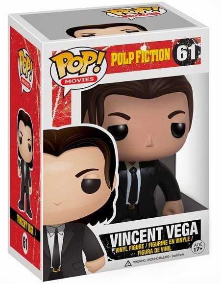 Funko Pop! Movies: Pulp Fiction Vincent Vega - Funko (Pulp Fiction) action figure collectible [Barcode 830395033570] - Main Image 4