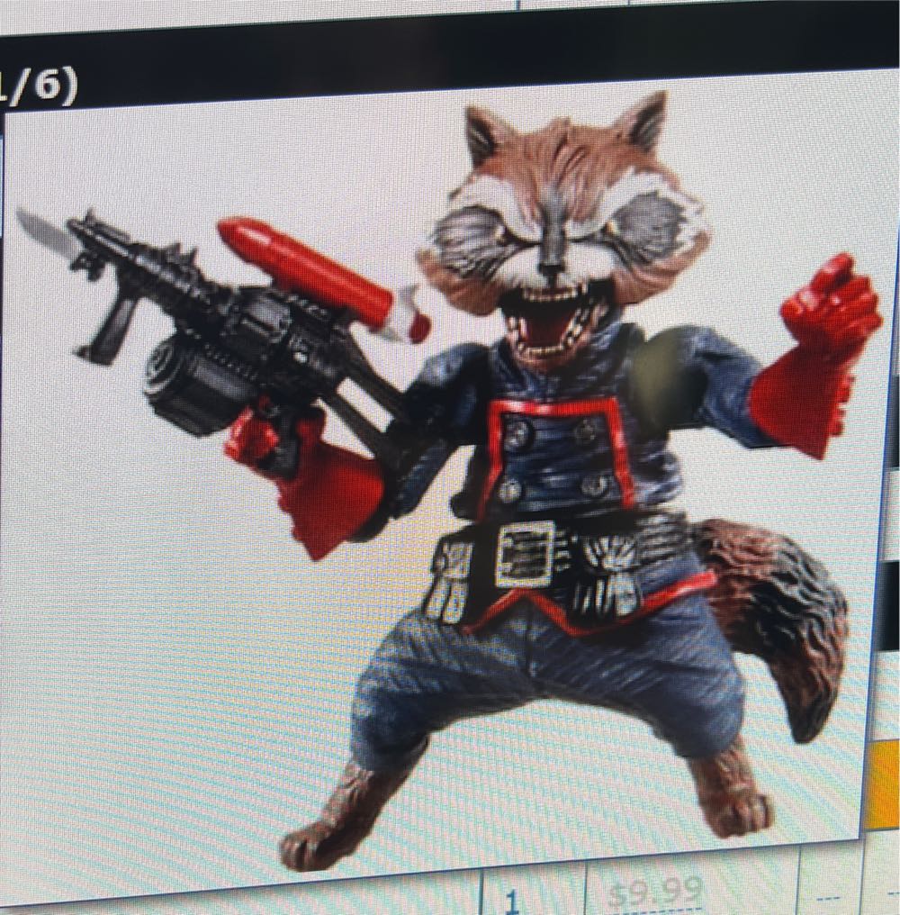 Rocket Raccoon - Hasbro action figure collectible - Main Image 1